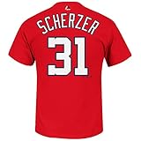 Outerstuffマックス・シャーザーWashington Nationals # 31 Youth Name & Number Tシャツ(Youth Small 8 )