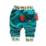 ARAUS　子供　ズボン　長ズボン　パンツ　ロングパンツ　動物プリント　象　英語　印刷　大きな耳　ポケット付き　ジュニア　男の子　女の子　キッズ　ベビー　多く色　かわいい　おしゃれ　通園　プレゼント(