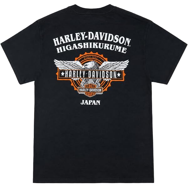 Amazon | Harley-Davidson Men's T-Shirt Eagle Graphic Short Sleeve