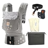Ergobaby SG新仕様 （オーガニックよだれパッド＋収納ポーチ付き）エルゴベビー ベビーキャリア オリジナル【日本正規品2年保証 ベビーウエストベルト付】