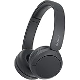 Sony WH-CH520 Wireless Headphones, Light Comfortable, on-Ear Style, Clear Voice Calls, 50 Hours Battery Life, Quick Charge, M