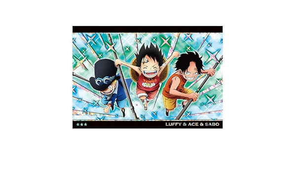 Amazon ワンピースウエハース第8弾 天下無双の大海賊 8 Sr No 8 08 モンキー D ルフィ ポートガス D エース サボ ホロ箔押し 単品 カードのみ お菓子は付属しません 通販