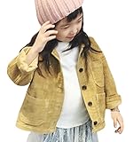 Plus Nao(プラスナオ) ジャケット ブルゾン ジャンバー ベビー キッズ トップス アウター コート コーデュロイ ゆったり カジュアル 80cm 9 イエロー 80cm