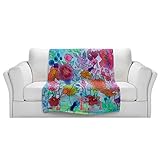 ブランケットウルトラソフトFuzzy 4サイズ！DIANOCHEデザインからby Kim Ellery SubletyホームDecor Unique Designer芸術的スタイリッシュな寝室アイデア