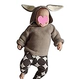 セーター ベビー服 子供服 パーカー ニット フード付き 12ヶ月-5歳 可愛い 暖かい トップス カジュアル highdas