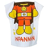【本体綿100％】2017年 夏物 アンパンマン キャラクター なりきり フードポンチョ Anpanman アンパンマン◇50×50cm