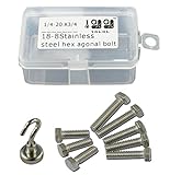 10l0l 18 – 8ステンレススチールUNC六角ボルト1 / 4 – 20 x 1