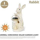屋外照明 間接照明 アニマルコンシェルジュ ソーラーガーデンライト ラビット ANIMAL CONCIERGE Rabbit KL-10343 キシマ Kishima LED電球