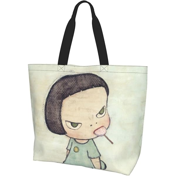 Amazon | [DEHIWI] なら よしとも 奈良美智 トート バッグ レディース