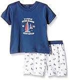 Petit Bateau Baby Boy夏PJs カラー: ブルー