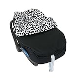 Isabella Alicia Born To Be Wild Luxury Dalmatian Print Car Seat Cosey Toes 0+ Infant Carrier by Isab