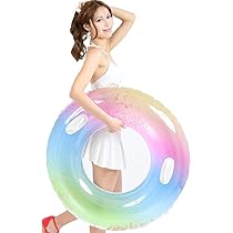 Amazon.co.jp: 【Amazon.co.jp限定】浮き輪 100cm 取っ手付き 大人 