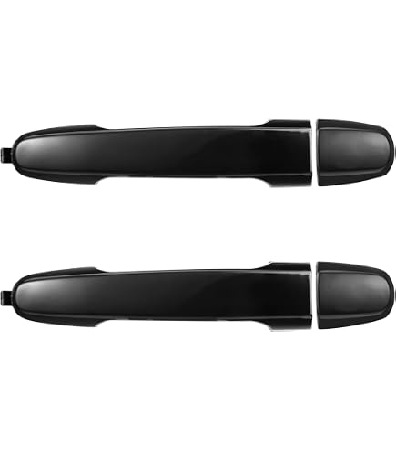 4-Pack Black Front & Rear Door Handles For Toyota Corolla & Matrix 2003-2008
