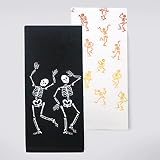 Dancing Skeletons Kitchen Towels, Set of 2