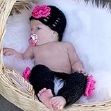 ハンドメイド 0-8ヶ月に合う 撮影写真 ベビー 幼児 セット 花飾り 帽子+ズボン 0-8ヶ月に合う 【1点】