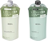 【セット販売】サクセス レジル リセットシャンプー＆コンディショナー ノンシリコーン アミノ酸シャンプー ウォーターリリー＆バンブーの香り (詰め替え 各320ml)