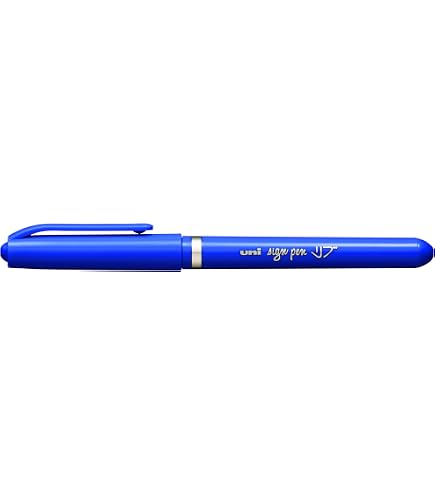 Amazon.co.jp: 三菱鉛筆 サインペン リブ 細字 赤 MYT7.15 10本入