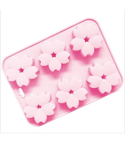 Amazon.co.jp: 桜/桃の花 シリコンモールド チョコレート型 DIY 手作り