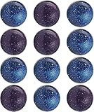 [NERVUP]ストレスボール 子供と大人用 宇宙 星空 ギャラクシーデザイン 息を呑むような色 12個セット
