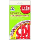 Pacon Corporationセルフスティックレッド文字(セットof 3 )