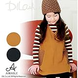 (エマーブル) AIMABLEボアポケットジャンパースカート/秋 ベビー キッズ 女の子 80 ブラック