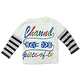 CHANNEL(チャンネル) 天竺コンセントPt長袖Tシャツ 120cm /オフシロ NO.CN-4412