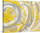 Erin Ashleyプレミアムシックラップキャンバス壁アート印刷題名イエローオーラ 20" x 16" 2318256_24_20x16_none