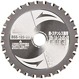 モトユキ ブルドッグ チップソー 鉄・ステンレス兼用 BSS-125-28