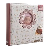 Arpan Unisex Baby Memo Slip In Photo Album With Window and 200 6x4'' Photos - Christening Design -Id
