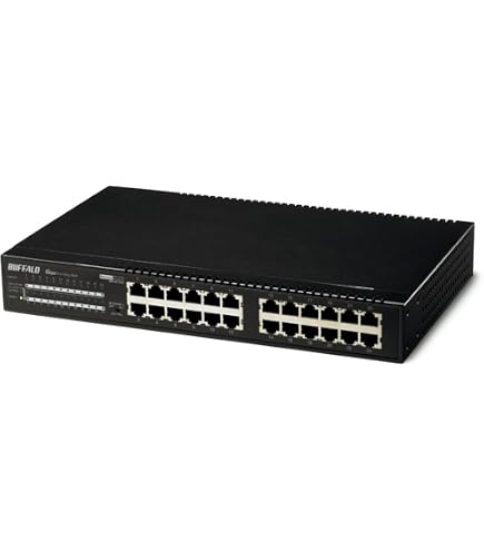Amazon | BUFFALO レイヤー2 Giga アンマネージスイッチ 24ポート BS