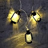 Zehui Decorativeカラーランプバーライト革新Mini LED Lantern 2M 20 LED Black mhy-0722-jj854