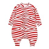 エルフ ベビー(Fairy Baby)ベビースリーパー スリーピングバッグ 着る布団 寝袋春夏用 XL 斑馬 レッド