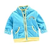 男女兼用　4色　レインボー　コート/アウター/上着　ベビー服　女の子　赤ちゃん服　幼児　子供服　女の子　長袖　5サイズ　キッズ服　ロンパース カバーオール　満月/出産祝い/プレゼント90CM－100C