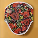 首かっくんにならない頭あて　ヘッドサポート　【オレンジフラワー】　エルゴ・コラン他社抱っこひもにも！