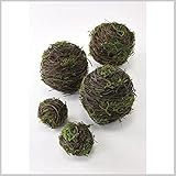 ガーデン雑貨 ボール ハンギング グリーン 緑 インテリア ミラーボール ガーデニング かわいい おしゃれ DECOR BALL 5PCS SET A
