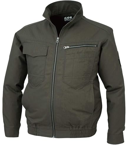 Amazon.co.jp: 空調服 長袖ブルゾン アーミーグリーン S : ファッション