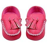 OUYOU ベビーシューズ ファーストシューズ 子供靴 赤ちゃん 女の子 男の子 滑め防ぐ靴 室内履き 出産祝い プレゼントにも 練習用 歩行練習