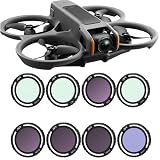 DJI Avata 2ドローン 対応 フィルターレンズフィルターキット防水 白飛び防止 紫外線ブロック (UV+CPL+ND8 16 32 64+NIGHT+STAR)