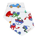 ベビー 三角スタイ 三角バンダナ リバーシブル オシャレな ２枚セット【 nanoCaret^ 】 (Ｂ)