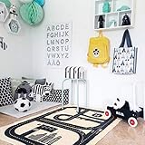 ロードプレイマット アクティビティ ソフト フロアカーペット エクスプローラー クローリング プレイラグ 子供 赤ちゃん 幼児 男の子 女の子 寝室 プレイルーム プレイマット