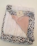 Mini Muffin Baby Cheetah Animal Print Blanket Peach Layette by Mini Muffin