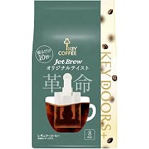 Amazon.co.jp: キーコーヒー KEY DOORS+JET BREW オリジナルテイスト 8