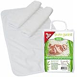 Swaddlez Changing Pad Liners [3 Pack] - Non-Slip - 25.5 X 13.5 - Baby Diaper Changing Table Cover by