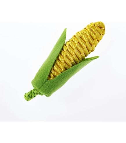 Amazon | 犬用おもちゃ ラテックスTOY 焼きとうもろこし【5.イエロー