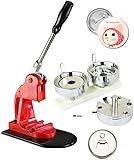 缶バッチメーカー 缶バッジキット オリジナル ハンドメイド 推し活 アニメ アイドル 手作り マシーン 量産 プロ仕様 業務用 家庭用 (25mm)