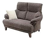 大川家具 関家具 ソファ 2人掛け (126cm幅/素材 布) コーヒー 237084