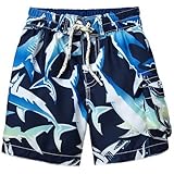 ＧＡＰ （ギャップ）baby GAP シャーク柄 スイム ハーフ パンツ 水着 サイドポケット付（青色）【月齢：2歳－3歳】（並行輸入品）