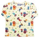 マックザヤック(Mak the yak) 長袖 Tシャツ 出産祝い ベビー 新生児 ギフト プレゼント NY発 （ライオン 全体柄） 3-6M（70cm） 【ラッピング無料】 正規代理店