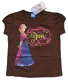 アナ ディズニー公式ライセンス アナと雪の女王 Frozen Tシャツ【並行輸入品】 (S)