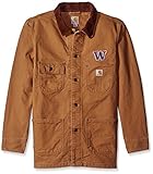 NCAA Washington Huskies Boy 's Weathered Chore Coat XL ブラウン